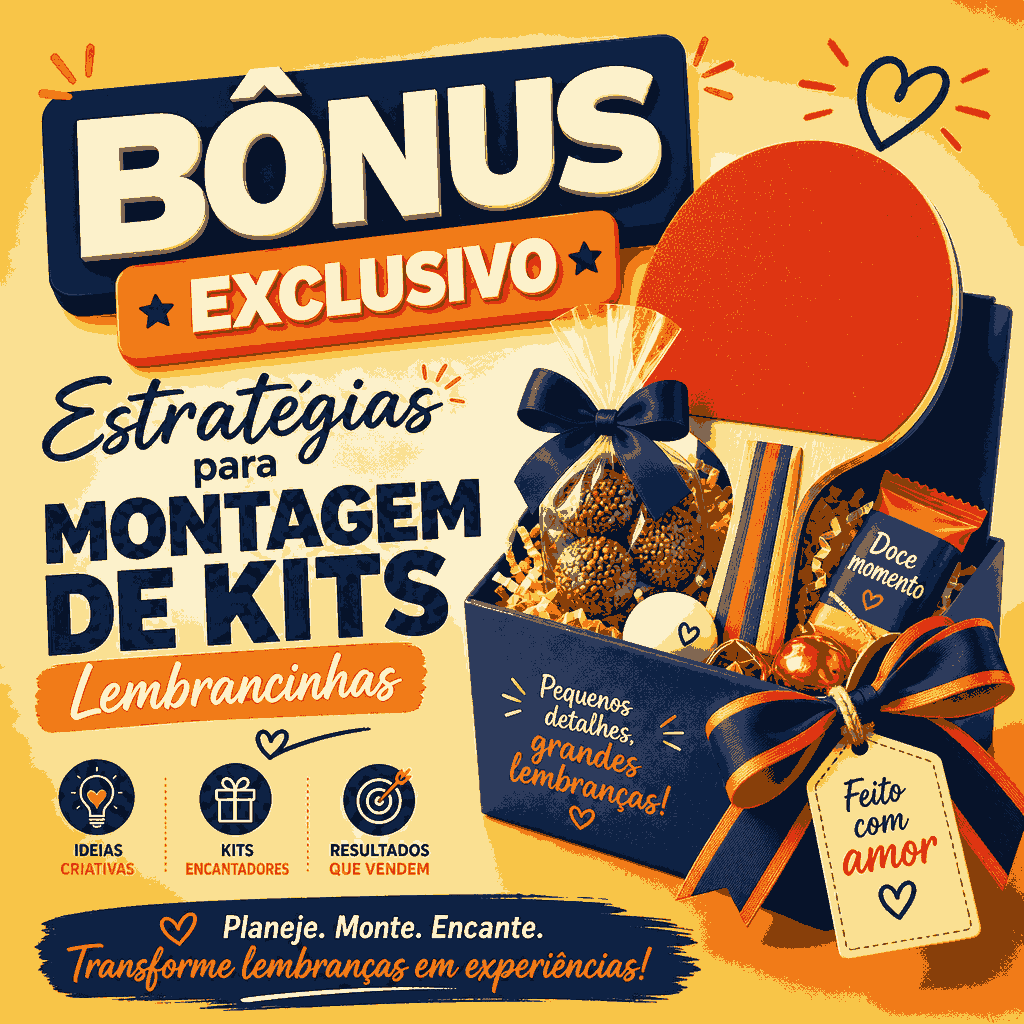 Estratégias para Montagem de Kits Lembrancinhas