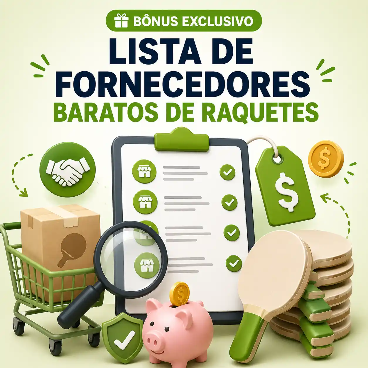Lista de Fornecedores Baratos de Raquetes