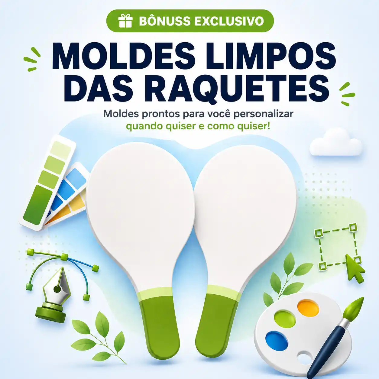 Moldes Limpos das Raquetes